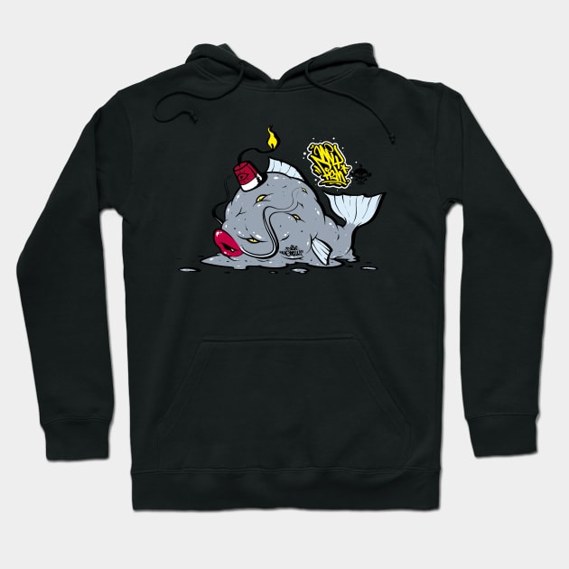 Monky my fish Hoodie by cereso monky